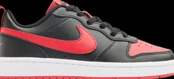 Clearance czarno-czerwone sneakersy chłopięce COURT BOROUGH 2 Dzieci Sportowe