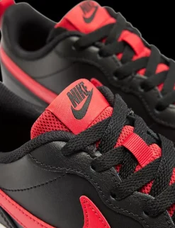 Clearance czarno-czerwone sneakersy chłopięce COURT BOROUGH 2 Dzieci Sportowe