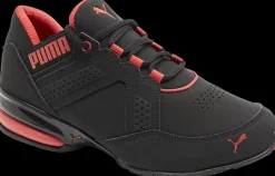 czarno-czerwone sneakersy młodzieżowe Enzin Dzieci Sportowe
