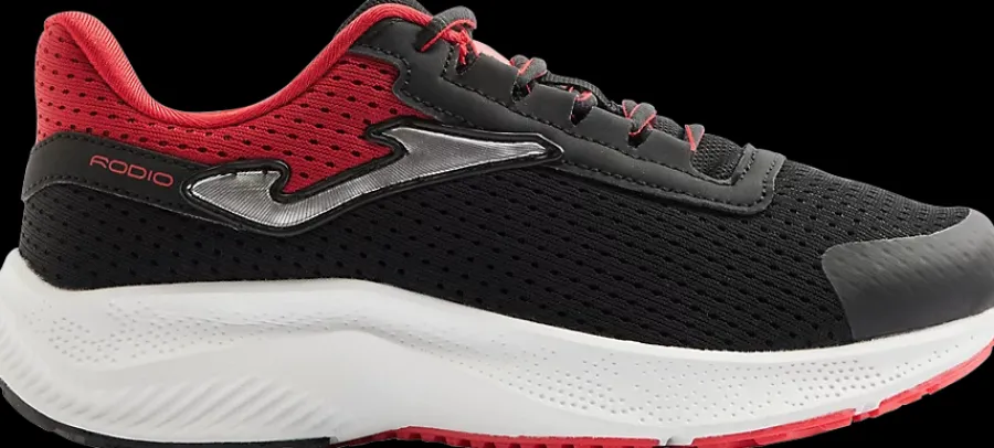 Hot czarno-czerwone sneakersy młodzieżowe Rodio Dzieci Sportowe