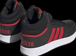 czarno-czerwone sneakersy męskie Hoops 3.0 Męskie Sportowe|Markowe
