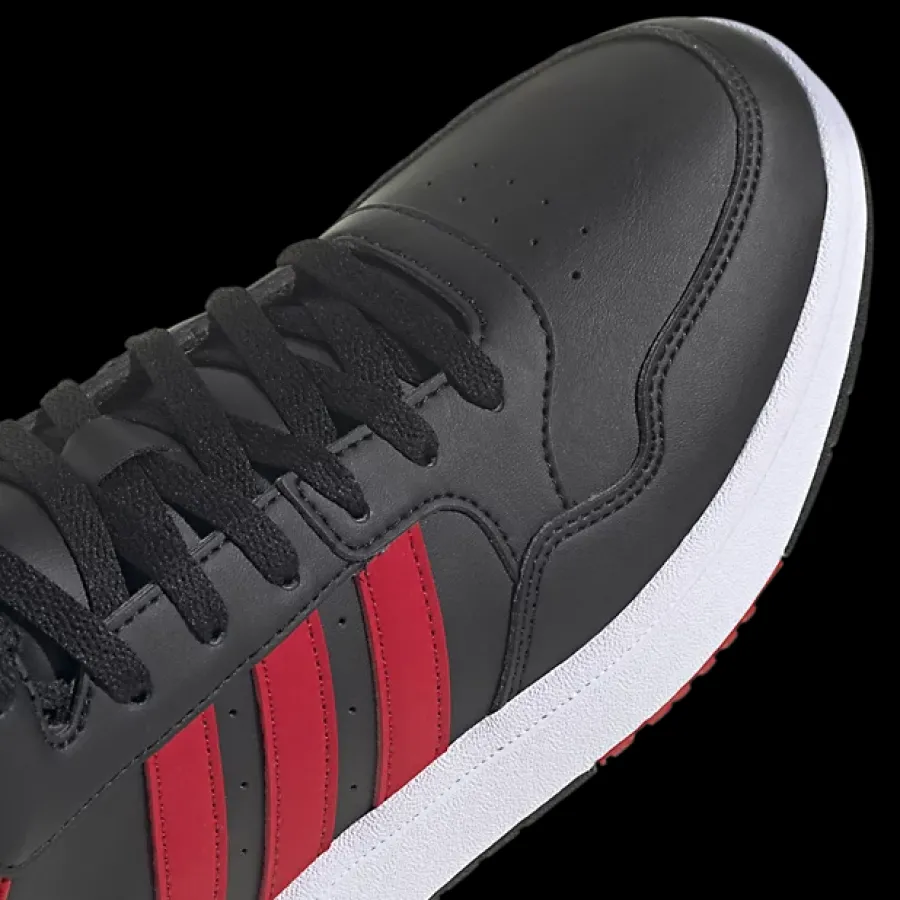 czarno-czerwone sneakersy męskie Hoops 3.0 Męskie Sportowe|Markowe