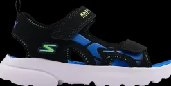 Clearance czarno-niebieskie sandały chłopięce Razor Splash Dzieci Sandały
