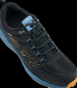 Discount czarno-niebieskie sneakersy męskie Męskie Sportowe