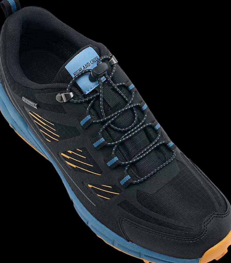 Discount czarno-niebieskie sneakersy męskie Męskie Sportowe