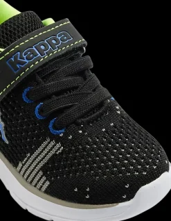 Online czarno-niebieskie sneakersy dziecięce z zapięciem na rzep Dzieci Sportowe