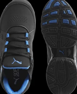 czarno-niebieskie sneakersy młodzieżowe Enzin Dzieci Sportowe