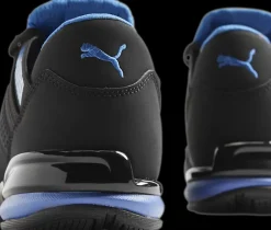 czarno-niebieskie sneakersy młodzieżowe Enzin Dzieci Sportowe
