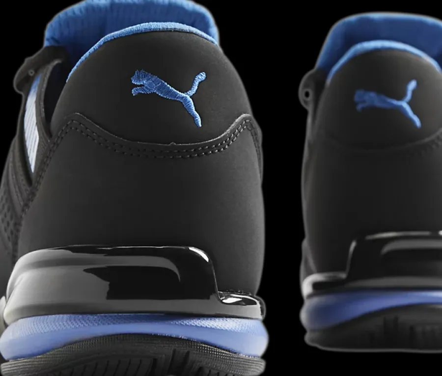 czarno-niebieskie sneakersy młodzieżowe Enzin Dzieci Sportowe