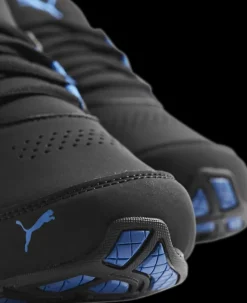 czarno-niebieskie sneakersy młodzieżowe Enzin Dzieci Sportowe