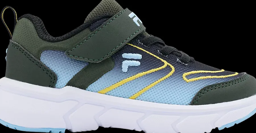 Hot czarno-niebieskie sneakersy chłopięce Dzieci Sportowe