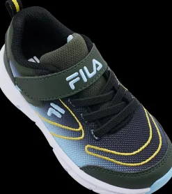 Hot czarno-niebieskie sneakersy chłopięce Dzieci Sportowe
