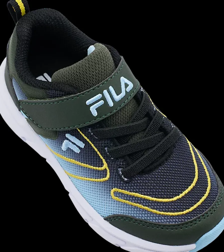 Hot czarno-niebieskie sneakersy chłopięce Dzieci Sportowe