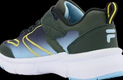 Hot czarno-niebieskie sneakersy chłopięce Dzieci Sportowe