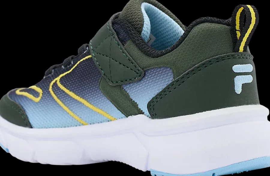 Hot czarno-niebieskie sneakersy chłopięce Dzieci Sportowe