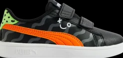 Outlet czarno-pomarańczowe sneakersy dziecięce Smash 3.0 Dzieci Sportowe|Markowe