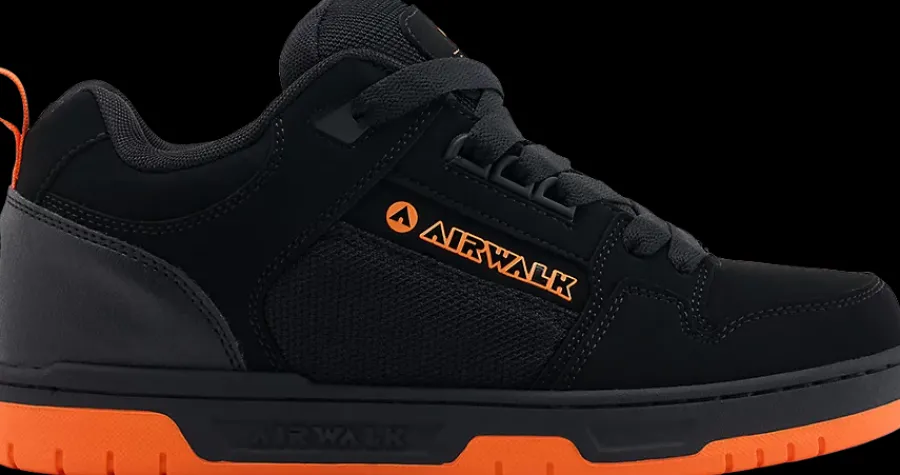 Discount czarno-pomarańczowe sneakersy męskie Męskie Sportowe