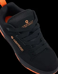 Discount czarno-pomarańczowe sneakersy męskie Męskie Sportowe