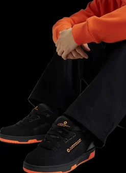 Discount czarno-pomarańczowe sneakersy męskie Męskie Sportowe