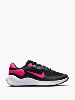 Sale czarno-różowe młodzieżowe sneakersy Revolution 7 Dzieci Sportowe|Markowe