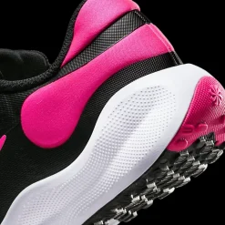 Sale czarno-różowe młodzieżowe sneakersy Revolution 7 Dzieci Sportowe|Markowe