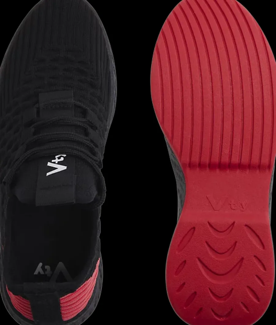 Outlet czarno-różowe sneakersy damskie Damskie Sportowe|Casual