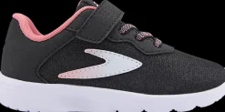Sale czarno-różowe sneakersy dziewczęce Dzieci Sportowe