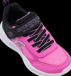 czarno-różowe sneakersy dziewczęce Dzieci Sportowe