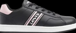 czarno-różowe sneakersy dziewczęce Levi's Dzieci Sportowe|Dla Nastolatka