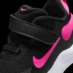 Discount czarno-różowe sneakersy dziewczęce Revolution 7 Dzieci Sportowe|Dla Maluszków