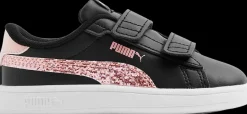 Online czarno-różowe sneakersy dziewczęce Smash 3.0 Star Glow Dzieci Sportowe