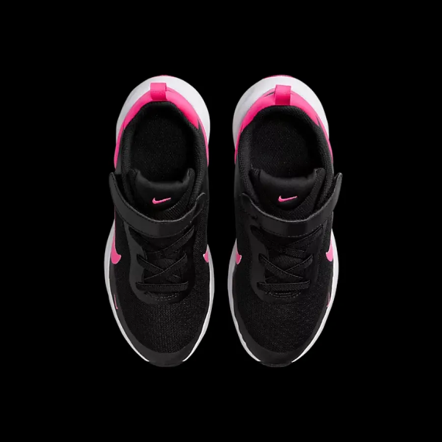 Hot czarno-różowe sneakersy dziewczęce Revolution 7 Dzieci Sportowe
