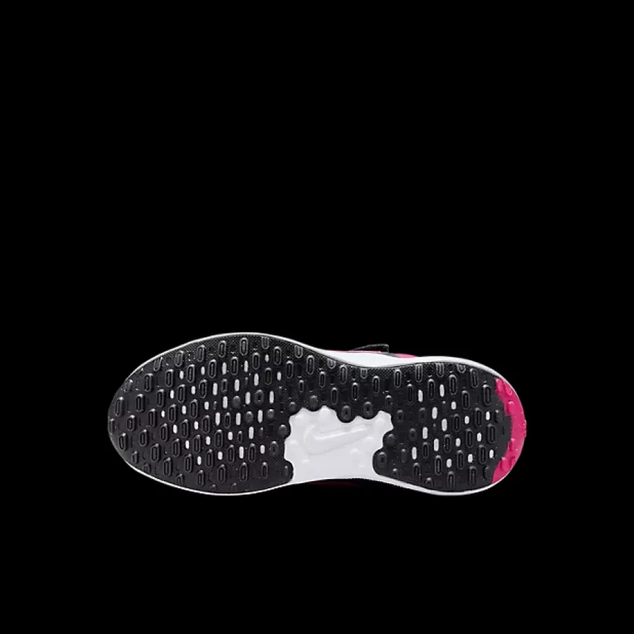 Hot czarno-różowe sneakersy dziewczęce Revolution 7 Dzieci Sportowe