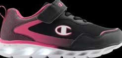 New czarno-różowe sneakersy dziewczęce Wave 2 Dzieci Sportowe