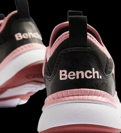 Sale czarno-różowe sneakersy dziewczęce Dzieci Sportowe