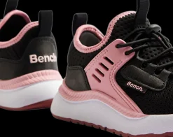 Sale czarno-różowe sneakersy dziewczęce Dzieci Sportowe