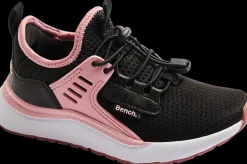 Sale czarno-różowe sneakersy dziewczęce Dzieci Sportowe