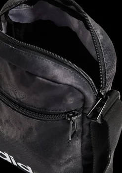 czarno-szara torebka Linear Org typu messenger Męskie Torby|Torby