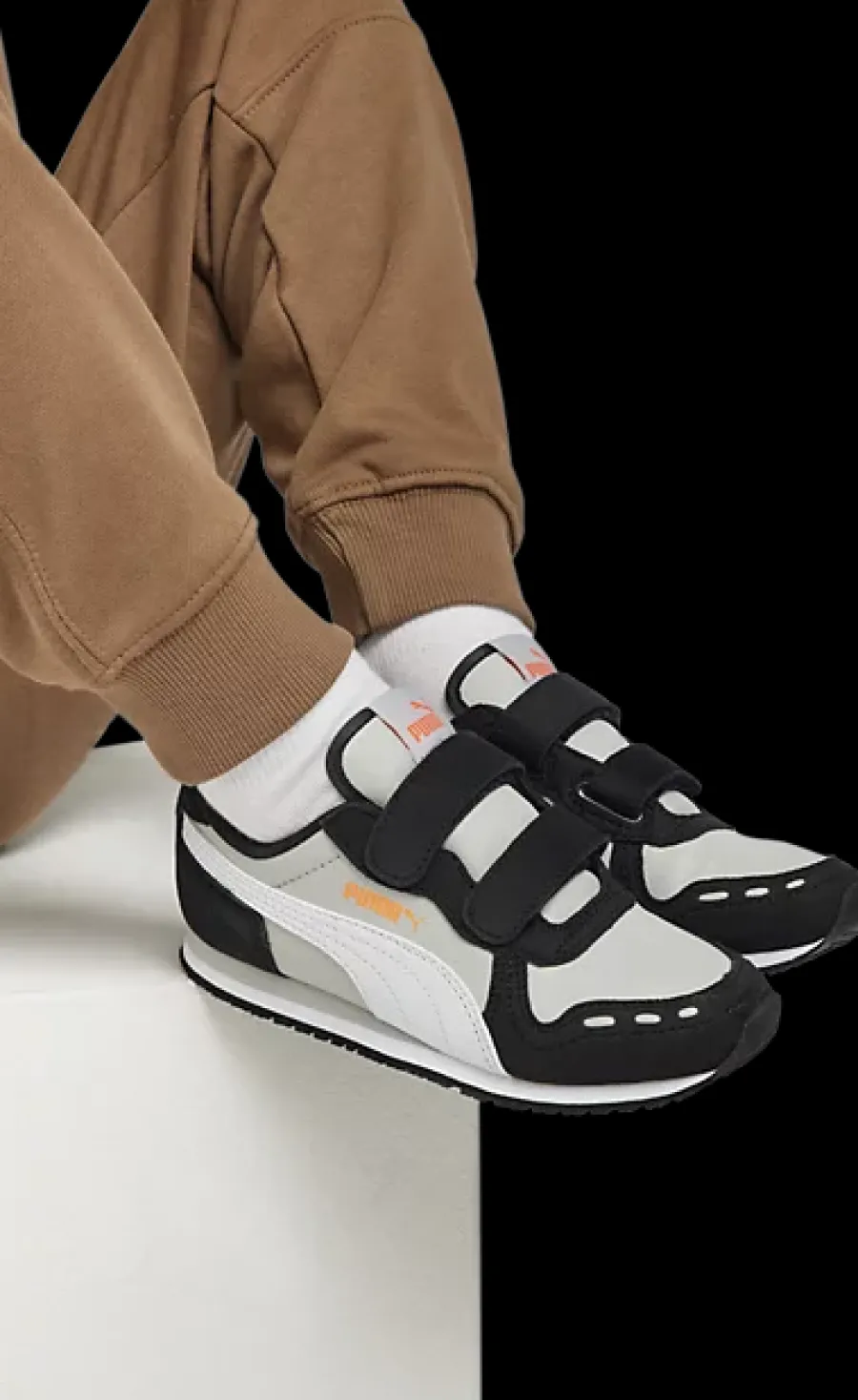 Sale czarno-szare sneakersy dziecięce Cabana Racer Dzieci Sportowe