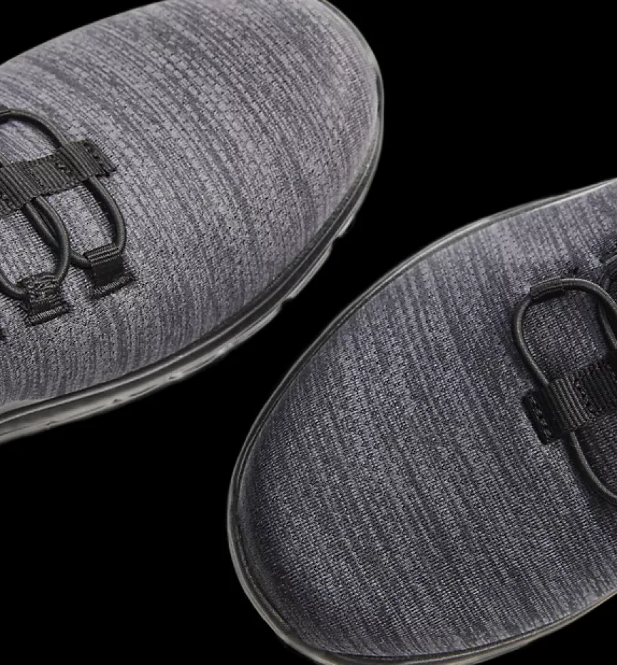 Outlet czarno-szare sneakersy męskie z wkładką memory foam Męskie Sportowe|Markowe