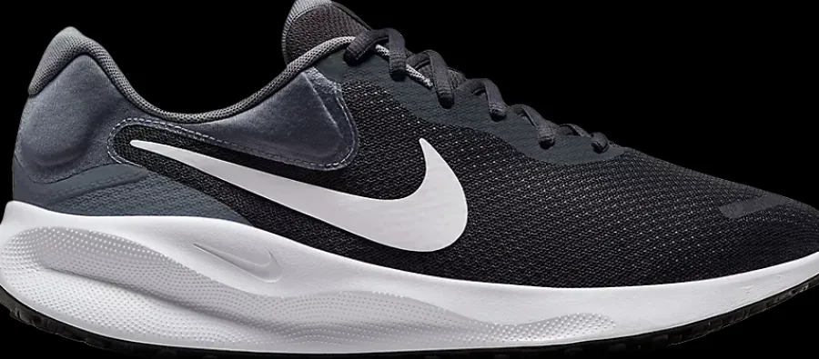 Best czarno-szare sneakersy męskie Revolution 7 Męskie Sportowe|Markowe