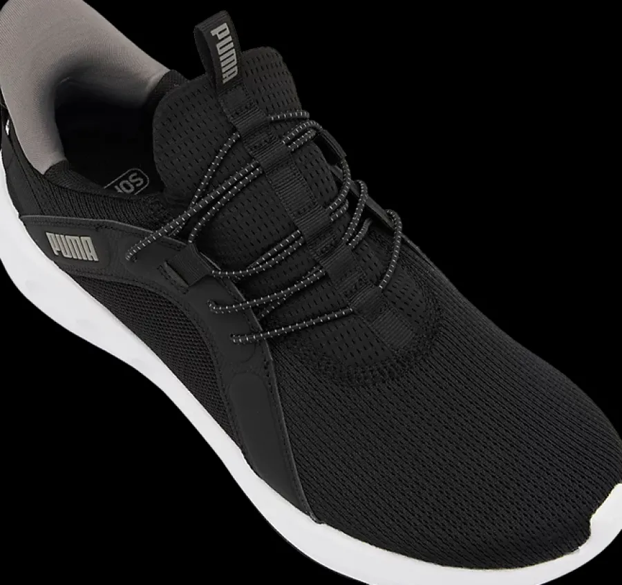 Clearance czarno-szare sneakersy męskie Softride Carson Sliptech Markowe