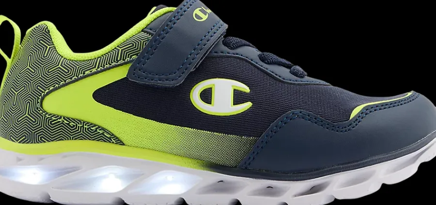 Outlet czarno-żółte sneakersy dziecięce Wave 2 Dzieci Sportowe