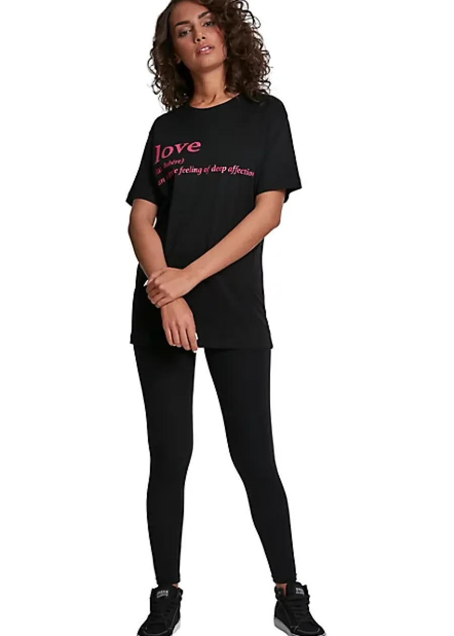 Hot tshirt damski z różowym napisem Damskie Odzież Damska