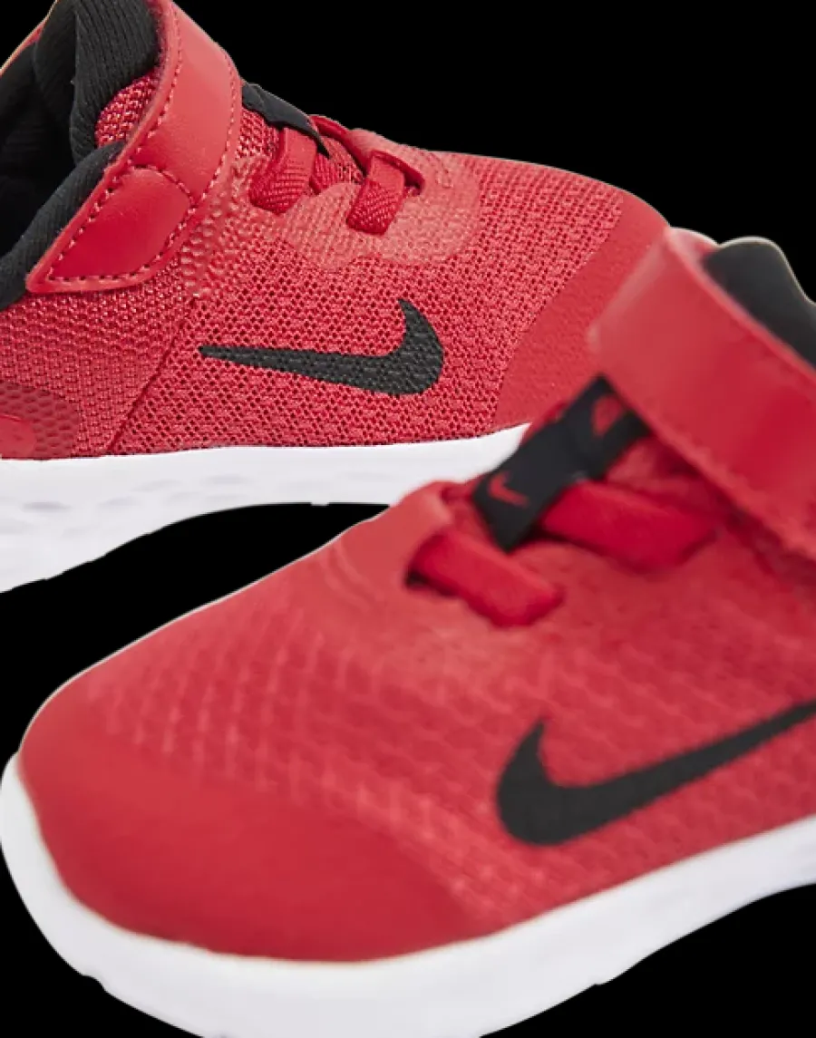 Best czerwone sneakersy dziecięce REVOLUTION 6 NN (TDV) Dzieci Sportowe