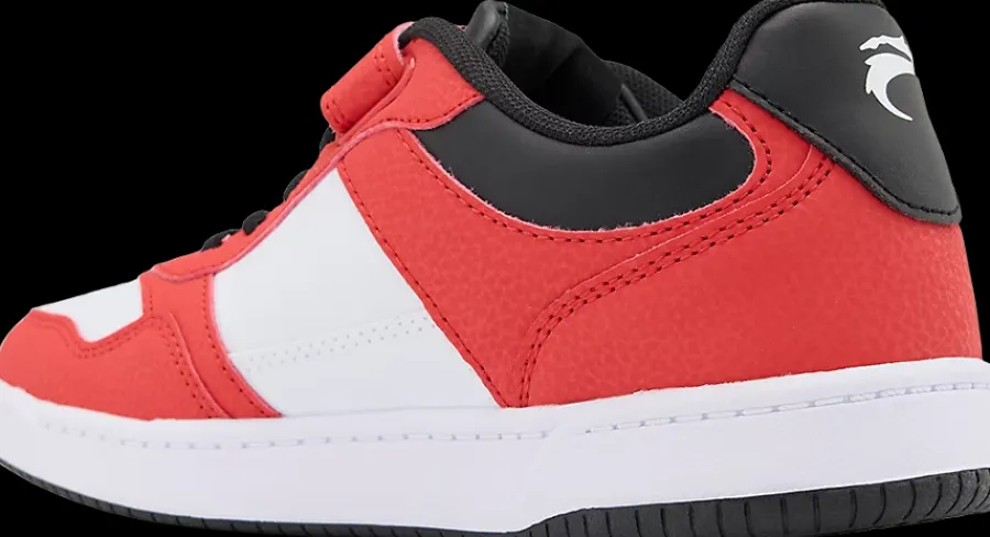 Online czerwono-białe sneakersy dziecięce Dzieci Sportowe