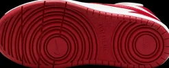 Hot czerwono-białe sneakersy dziecięce Court Borough Mid 2 Dzieci Sportowe
