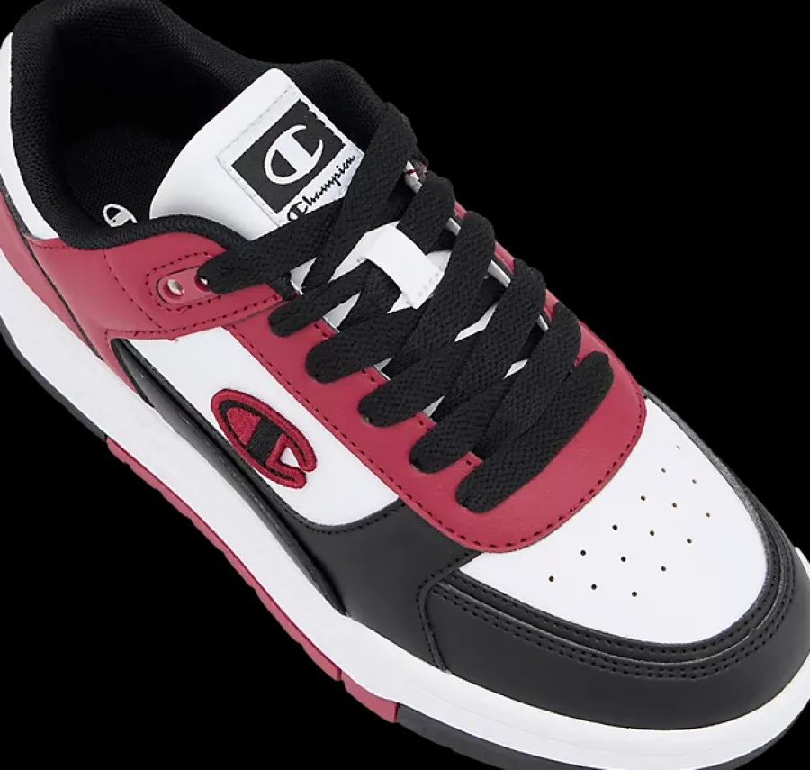 czewono-biało-czarne sneakersy młodzieżowe Dzieci Sportowe|Dla Nastolatka