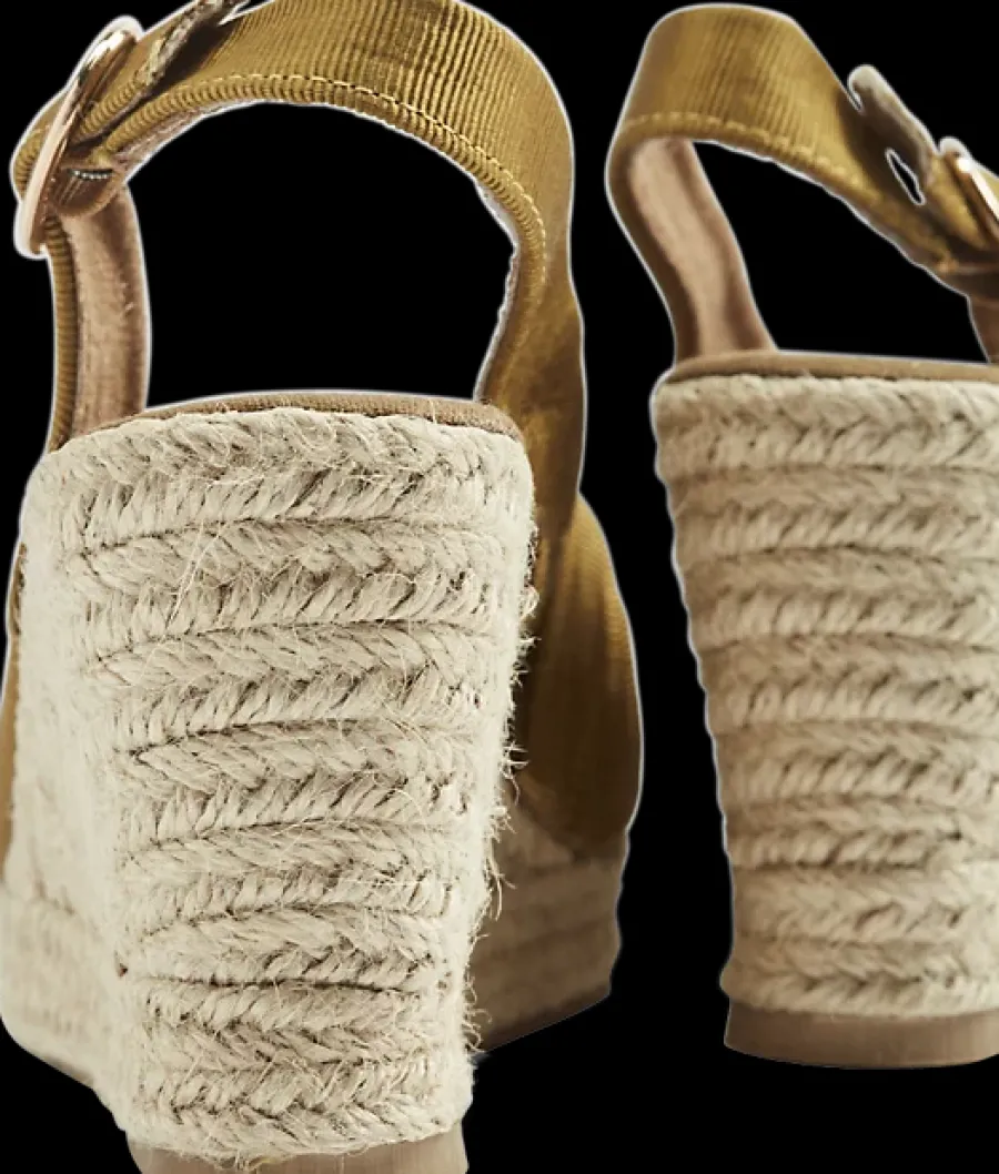 Clearance espadryle damskie na koturnie Damskie Sandały