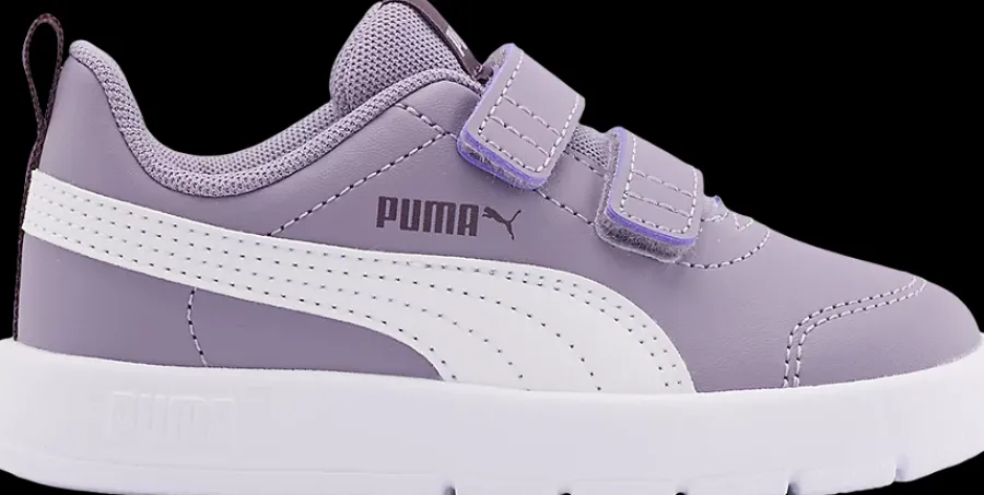 New fioletowo-białe sneakersy dziecięce Courtflex V3 Dzieci Sportowe